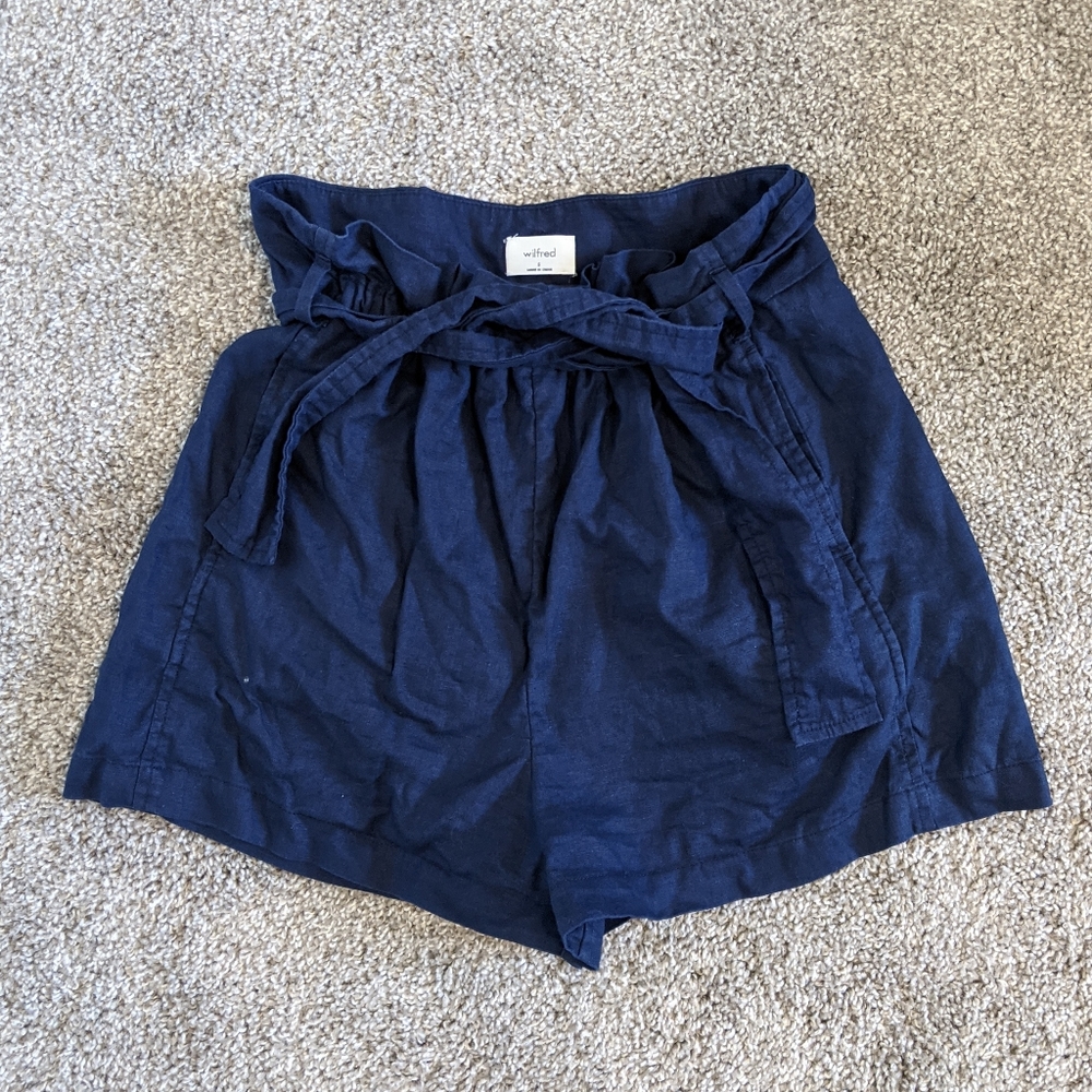 Wilfred Paperbag-Style Shorts